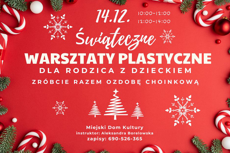 Świąteczne warsztaty plastyczne